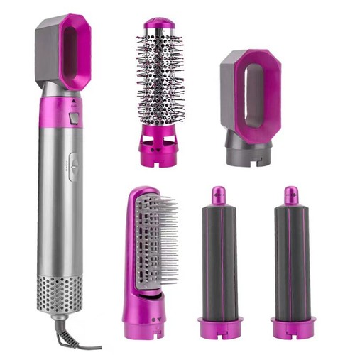 5 in 1 Professional Hair Curler Dryer Styler Curler Straightner Hot Air Brush UK - Picture 15 of 17