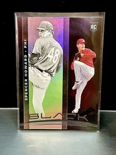 2021 Panini Chronicles Black RC Spencer Howard #12 - Philadelphia Phillies