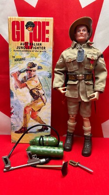 1964 GI JOE - 1960s SOTW Australian Jungle Fighter Figure Flame