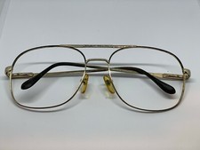 Looking Glass Aviator Eyeglasses Frames Gold 150 GGY