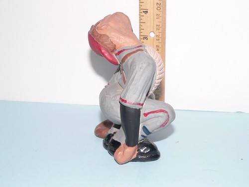 CIRCA 1946 "RITTGERS CATCHER STATUE" GORGEOUS - RARE - L@@K! - Picture 4 of 5