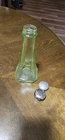 Vintage 1930 Green Uranium Glass Princess  by Anchor Hocking Shaker Vintage .