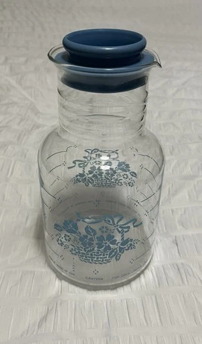 Pyrex Vintage Glass Juice Pitcher Carafe