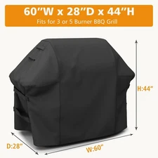 60" Grill Cover for 7130 Weber Genesis I/II 310/320/330, Genesis II 315/335 US