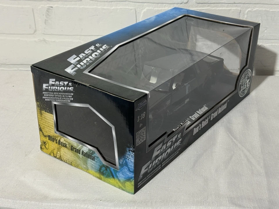 1:18 JADA Fast & Furious Dom's Buick Grand National Black Sealed RARE - Image 4 of 4
