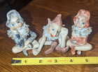 Lot of 3 Vintage Mid Century 3" Elves Pixies Spaghetti Collar Japan — photo 5