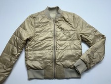 Lululemon Non Stop Bomber Jacket Womens 4 Reversible Gold Primaloft Insulated