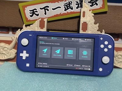 switch lite Purple console +128SD Card Pico Fly 20 Games Installed