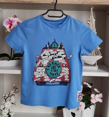 Fat Face Kinder Jungen  kurzarm T-shirt Gr. 122 Sommershirt - Bild 1 von 4