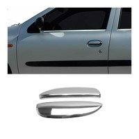 Chrom TüRgriff Blende FüR Renault Megane 1995-2003 2TüR Edelstahl 2Tlg