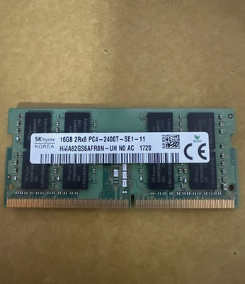 SKhynix 16gb 2400MHz DDR4 HMA82GS6AFR8N-UH NO AC SODIMM Laptop Arbeitsspeicher