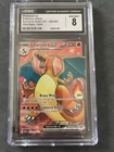 Pokémon TCG Charizard ex Ultra Rare Holo CGC 8 183/165 Scarlet & Violet 330HP