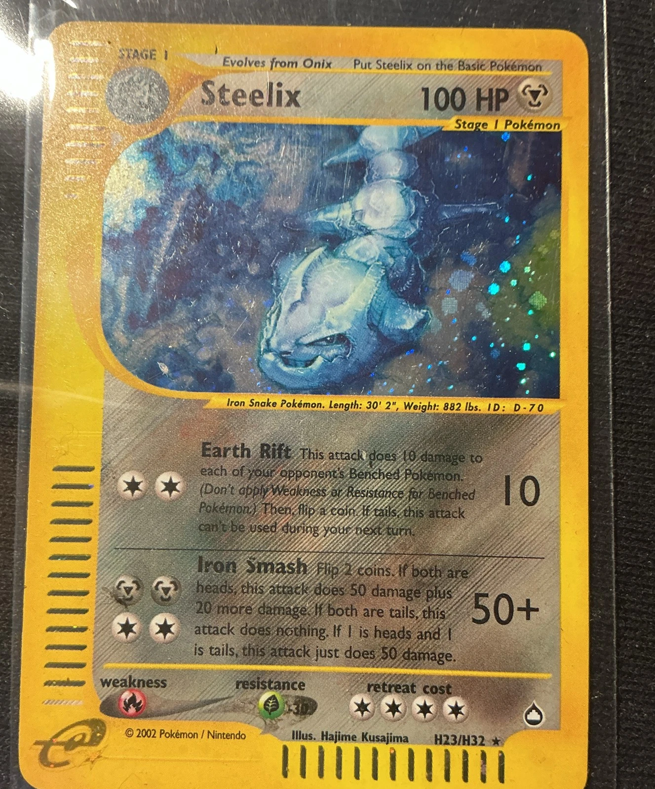 Steelix H23/H32 Aquapolis Holo NM