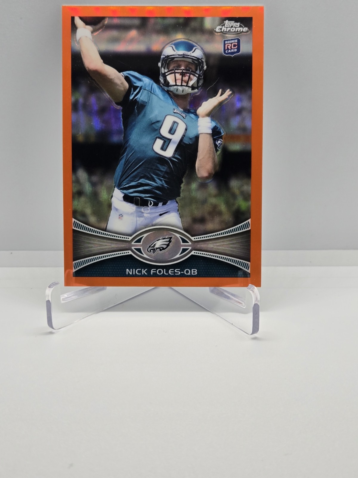 2012 Topps Chrome - Nick Foles #153 Orange Refractor (RC)
