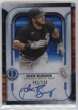 2022 Topps Tribute Tribute Auto Blue 61/150 Jake Burger #TA-JBU Auto 4z8