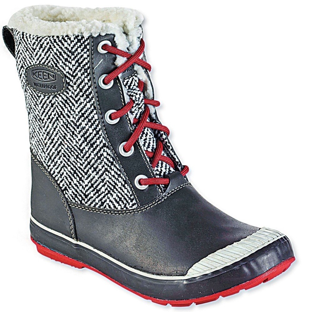 Stivali donna Keen Elsa stringati isolati invernali impermeabili da neve usati in ottime condizioni taglia 8