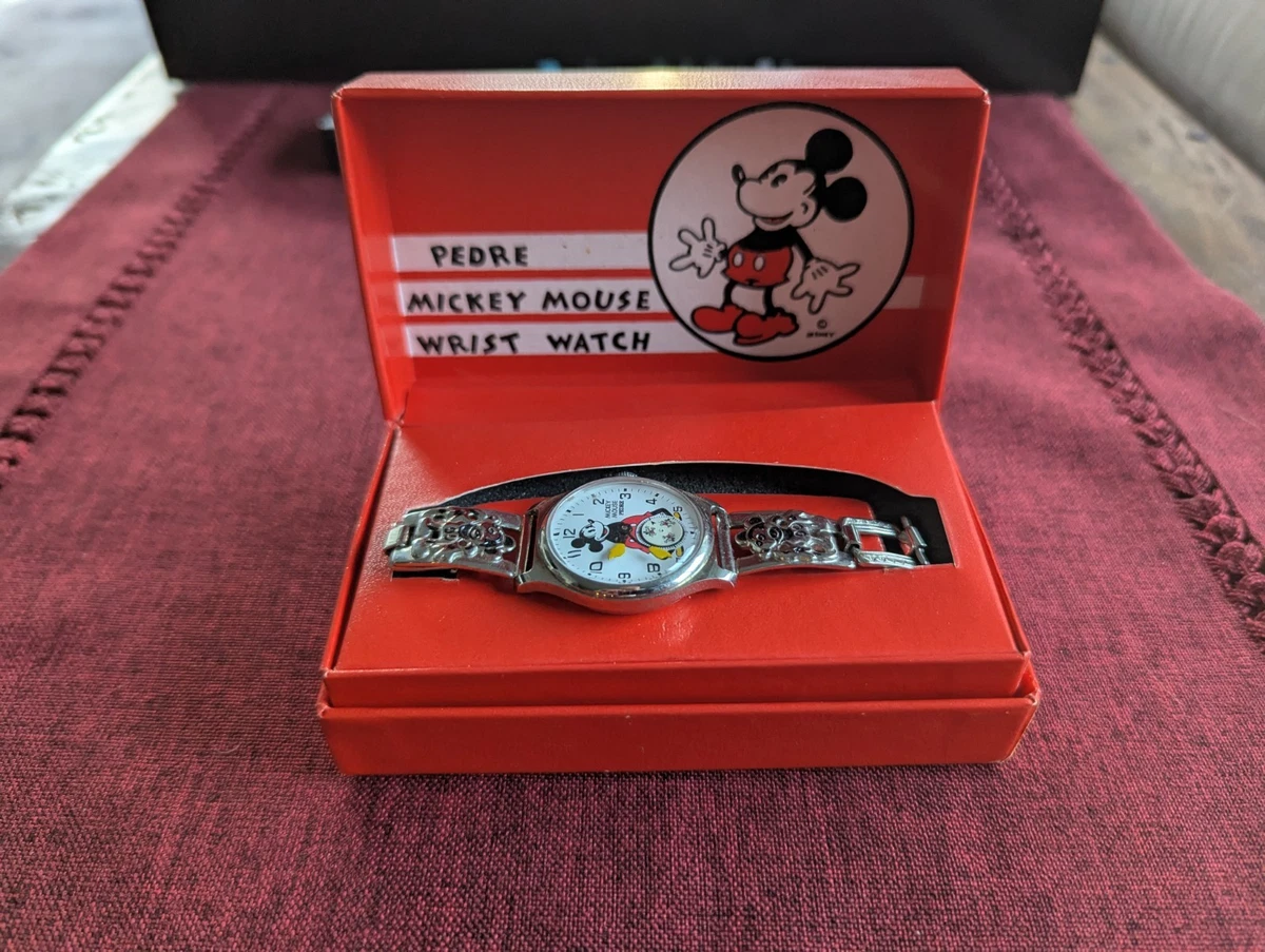 Vintage 90\'s Western Mickey Mouse Pedre quartz watch Disney exclusive Vintage 1990 Limited Edition 1933 Replica Mickey Mouse Watch  main image 2