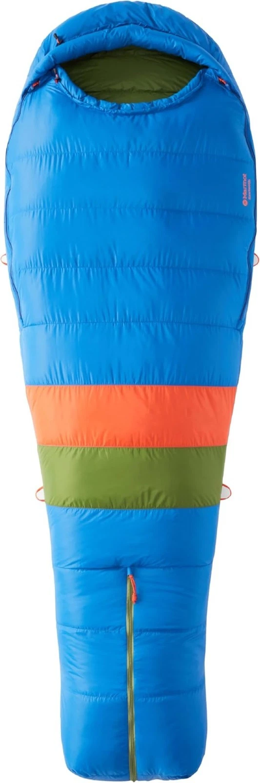 MARMOT Sawtooth 15°F STANDARD Sleeping Bag 650-Fill Down Camping/Backpacking NEW