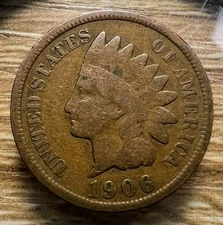 1906 Indian Head Cent - Actual Coin Shown - Free Shipping & Tracking INV#49