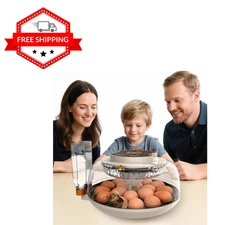 Incubators for Hatching Eggs,18 Egg Incubator with Automatic Egg Turning and ...