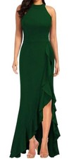 Woosea Bodycon Mermaid Evening Cocktail Long Dress Women's Size L NWT