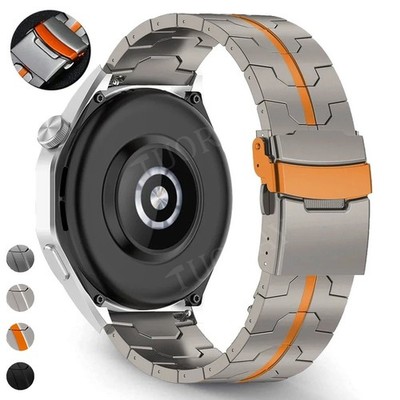 Für Samsung Galaxy Watch 46mm Gear S3 Frontier Classic Titan Metall Armband 22mm