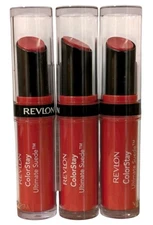 3 Pack REVLON ColorStay Ultimate Suede Lipstick 0.09 oz #050 COUTURE New Sealed