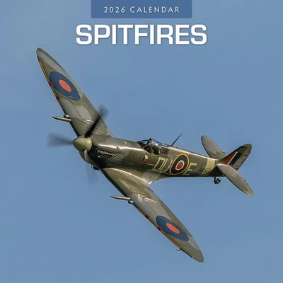RED ROBIN PUBLISHING Spitfires 2026 Square Wall Calendar