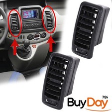A Pair for Vauxhall Vivaro Renault Trafic Dashboard Air Grid Vent Grille 4411484