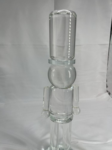 NEW Crystal Glass Nutcracker Figurine Christmas decor Viral Clear Viral Tiktok - Picture 3 of 8
