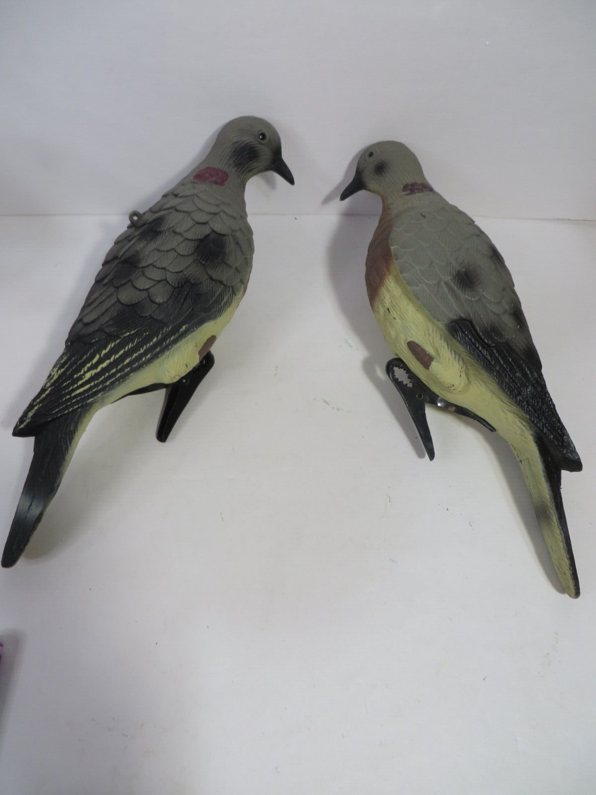 Expedite International Lot Of 2 Vintage ClipOn Dove Decoys eBay