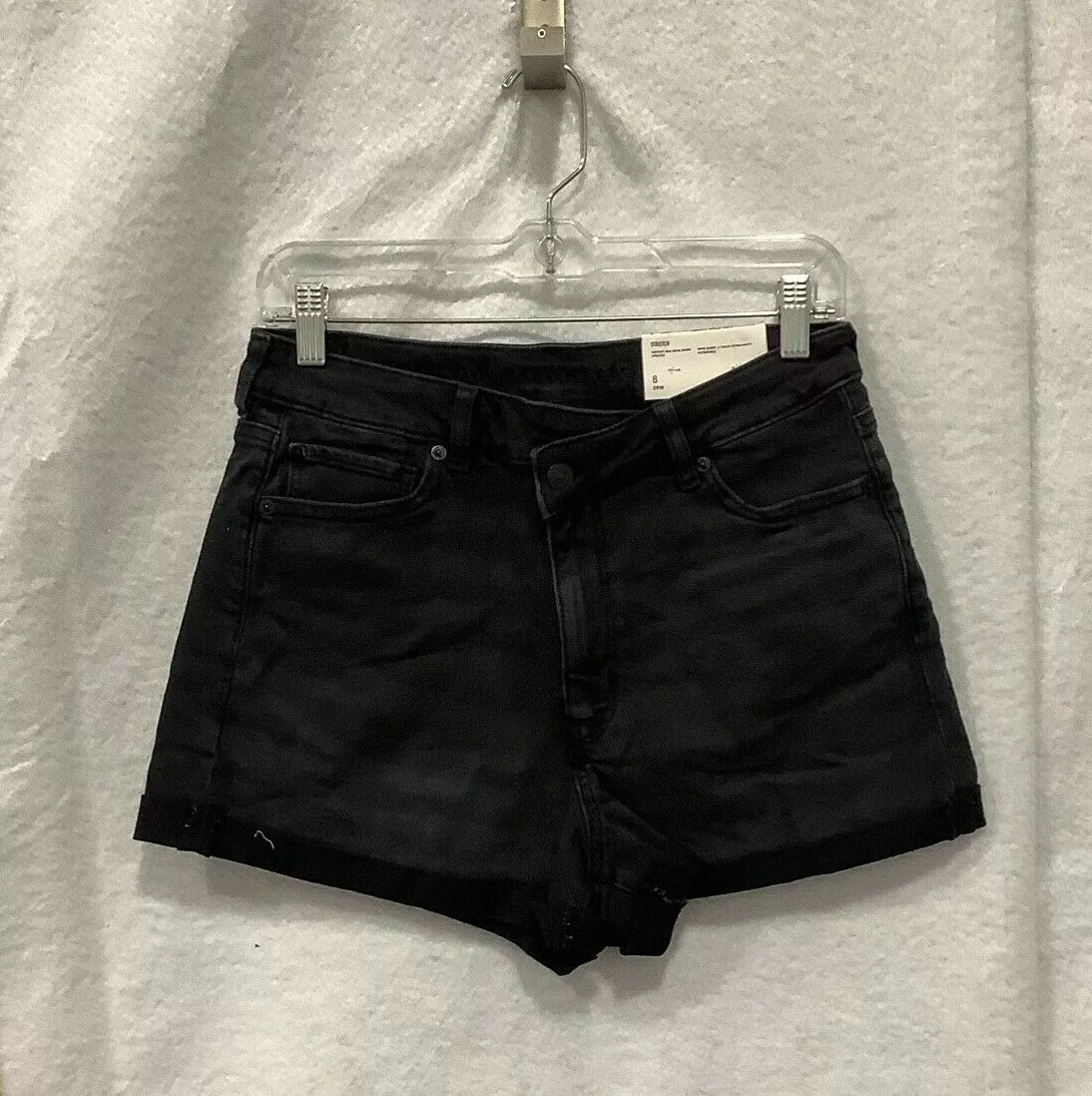 American eagle black sales mom shorts