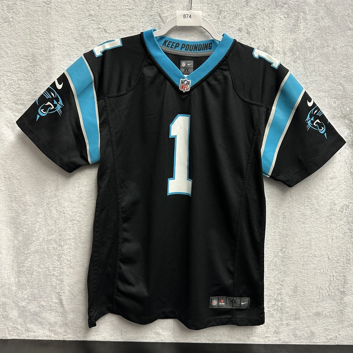 Cam newton black jersey clearance youth