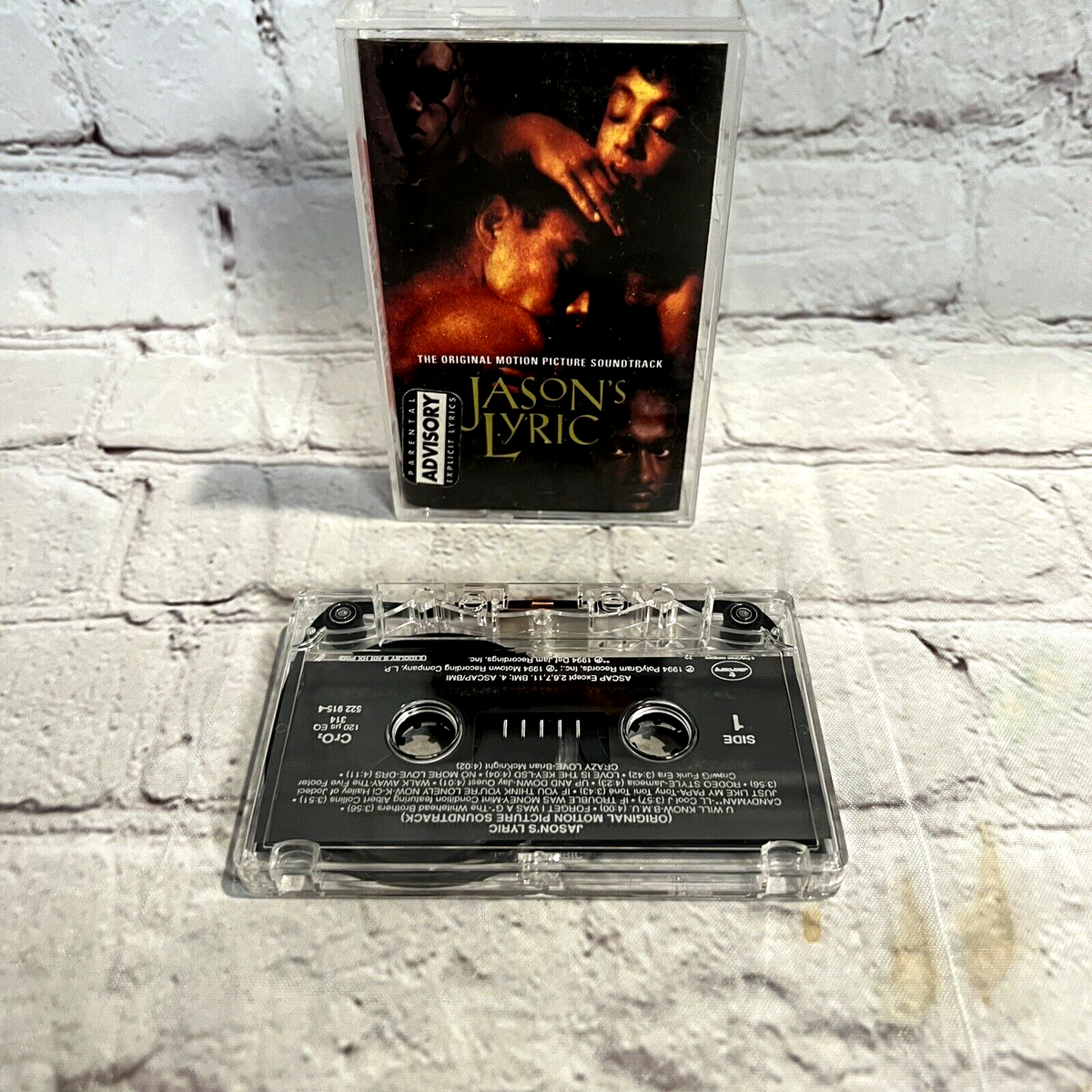 Jason's Lyric Original Soundtrack Hip Hop Cassette 1994 Mercury