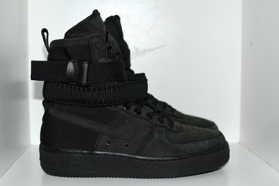 nike sf air force 1 high triple black