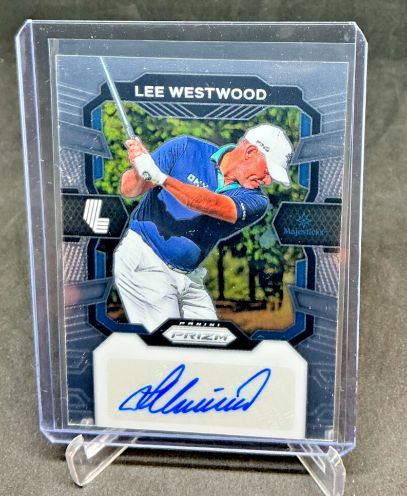 2024 Panini Prizm LIV Golf Lee Westwood Auto Majesticks RC