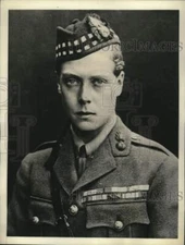 1919 Press Photo Prince of Wales in his Royal Grenadiers officer uniform, London