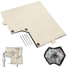 Backflow Preventer Pipe Insulated Cover for Outdoor Winter Freeze Protection