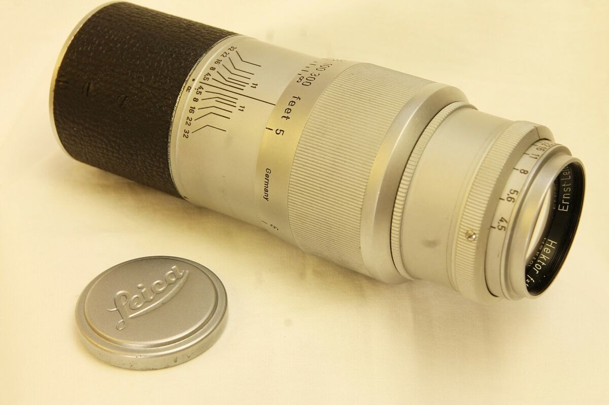 Leica Leitz 13.5cm 135mm f4.5 Hektor Telephoto in L39 .VERY Leica Leitz 13.5cm 135mm f4.5 Hektor Telephoto in L39 .VERY