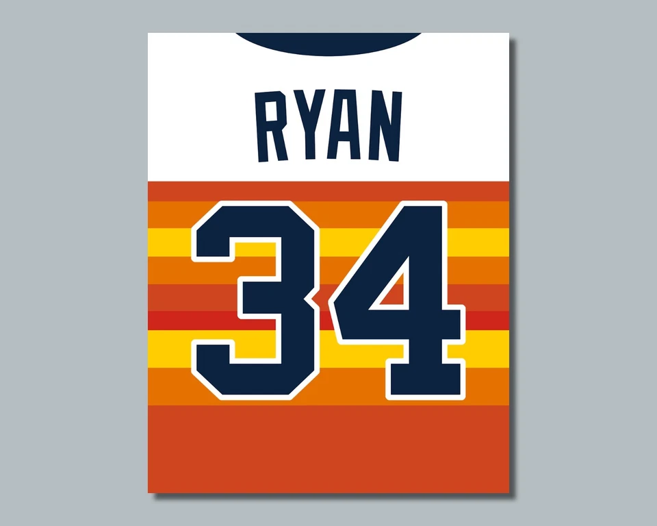 NOLAN RYAN Photo Picture Art HOUSTON ASTROS Pitcher - 8x10 11x14 or 16x20 - Image 2 of 4