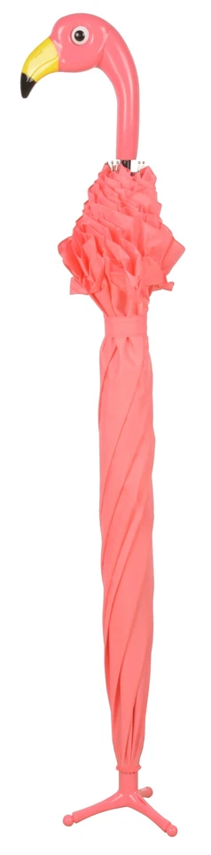 Esschert Design Parasol FLAMINGO Rose à Volants Rüschen - Photo 2/4