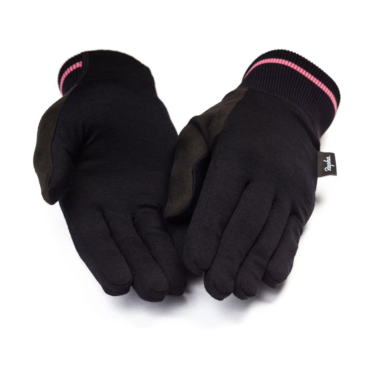 Rapha Merino Liner Gloves for Cycling Black Size Large
