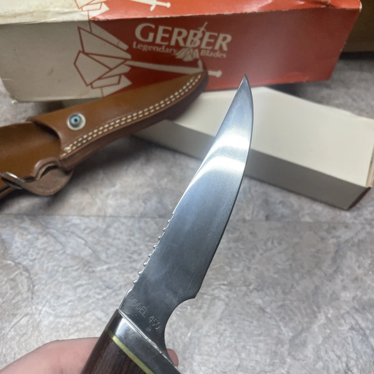 VINTAGE GERBER, PTLD, OR. USA, MODEL 450S PRESENTATION LNIB