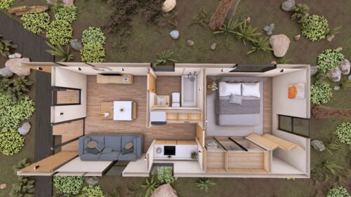 Tiny House KIT, SIP-MOD by Apex SIPs Made with Structural Insulated Panels - Picture 4 of 15