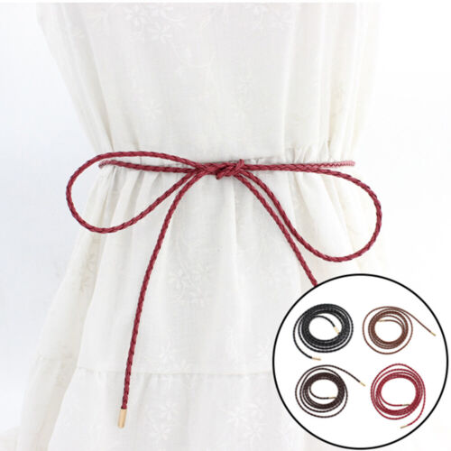 Female Waist Chain Thin Belt Simple Decor Dress Bow Knot Waist Rope Decoration - Picture 1 of 24