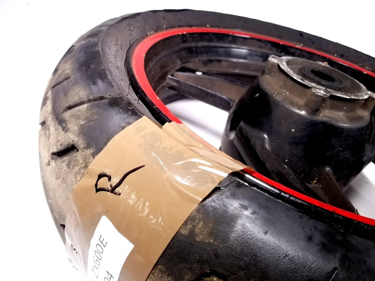 1995 Kawasaki Ninja ZX-6R ZX600E Rear Wheel Rim STRAIGHT (no tire