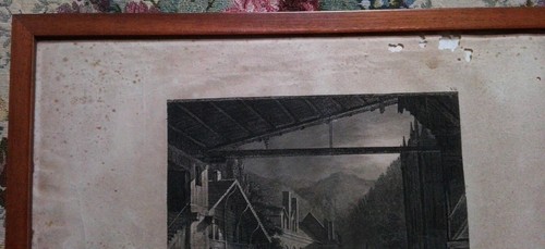 Acquaforte Incisione LORENZO RUGGI FATTORIA Scene teatrali Stampa Antica 1833 - Foto 5 di 7