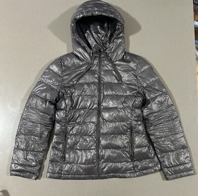 Calvin Klein Gray Packable Lightweight Premium Down Jacket Size