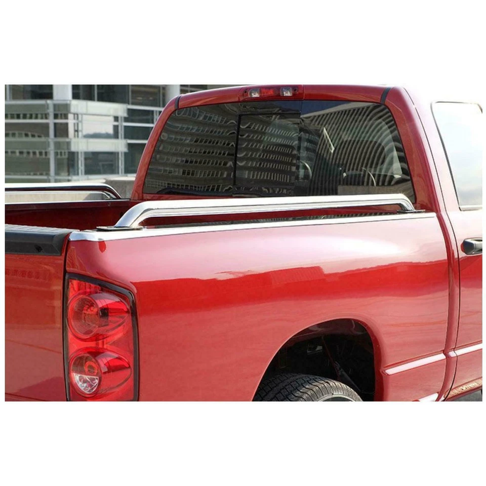Trilhos laterais de caçamba de caminhão Dee Zee DZ99601 aço inoxidável para Chevy GMC Ram 1500 2500 - Imagem 4 de 4