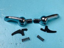 Fiat 128 127 Autobianchi A112 Vent Window Handle Lock Latch Set Genuine NOS